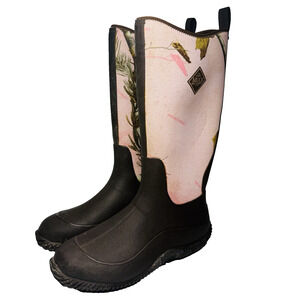 Muck Women's Pink Camo Realtree Waterproof Boots Size 10 #080015
